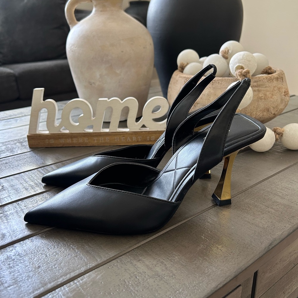 Zara Black Heels Elegant and Sophisticated - Picture 13 of 15